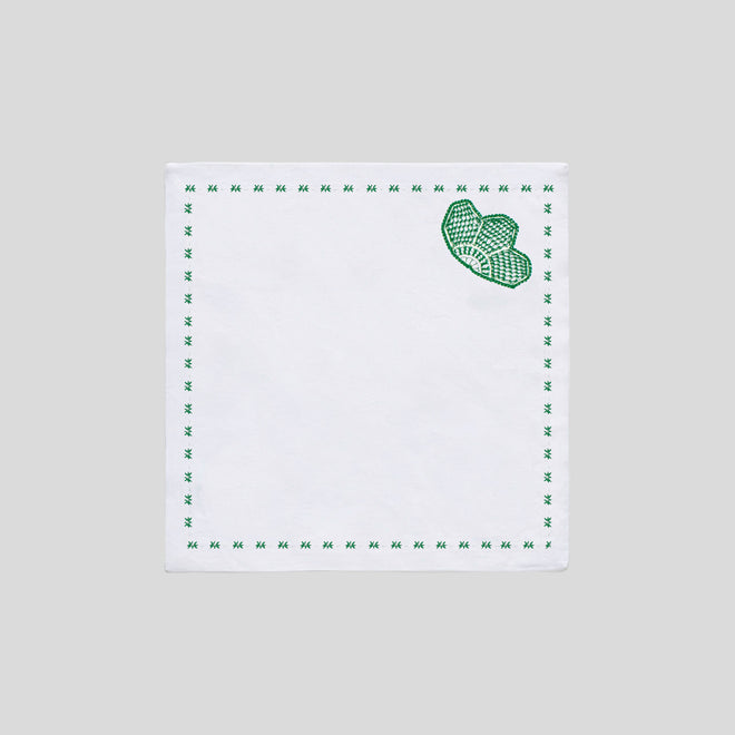 Napkin"LUMINARIA BIANCA"<br> (SET OF 2 NAPKINS)