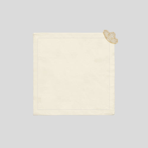 Napkin"LUMINARIA BIANCA"<br> (SET OF 2 NAPKINS)