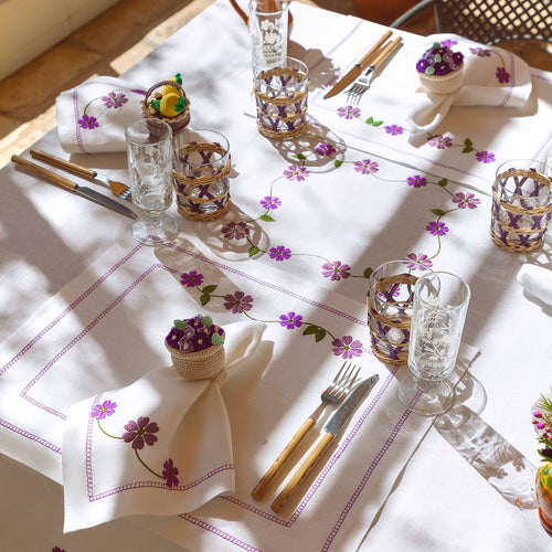 "LUMINARIA BIANCA"tablecloth