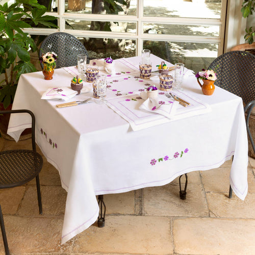 "LUMINARIA BIANCA"tablecloth