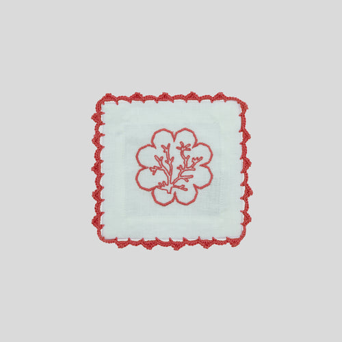 Napkin"LUMINARIA BIANCA"<br> (SET OF 2 NAPKINS)