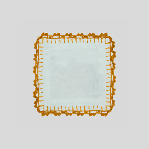 Napkin"LUMINARIA BIANCA"<br> (SET OF 2 NAPKINS)