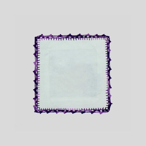 Napkin"LUMINARIA BIANCA"<br> (SET OF 2 NAPKINS)